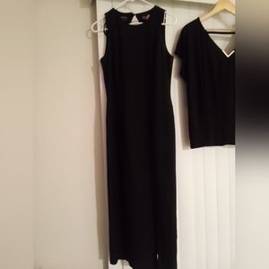 Black cocktail dress